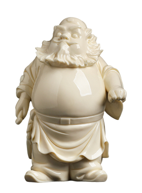 张明贵大师作品陶瓷钟馗摆件