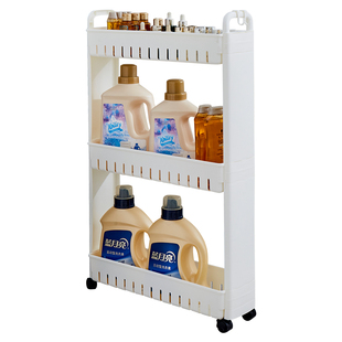 15cm厨房冰箱夹缝置物架浴室卫生间沙发阳台缝隙收纳储柜小推车14