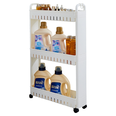 15cm厨房冰箱边夹缝置物架小推车