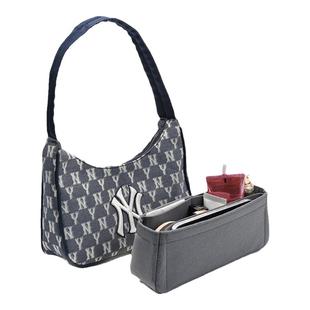 适用MLB纽约洋基队腋下包中包内胆包monogram收纳内衬袋整理包撑