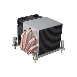 金钱豹R63/R16 2U服务器CPU下压式铜管侧吹散热器115X/1700/2011