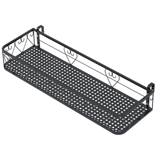 阳台护栏花架置物架花盆托架铁艺悬挂室外户外庭院窗台花盆架挂架