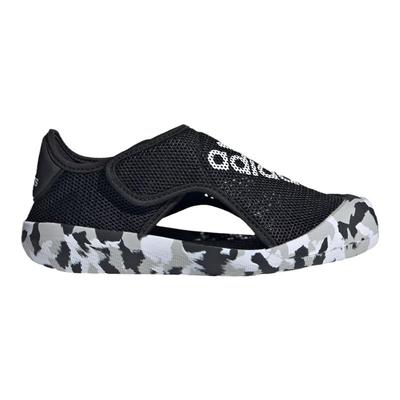 阿迪达斯童鞋2024夏新款小浮艇魔术贴运动休闲透气儿童凉鞋ID7859