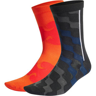 Adidas/阿迪达斯正品MARIMEKKO联名女子印花袜子两双装HI1247