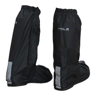 POLE摩托车骑行防水鞋套高帮骑士装备防雨防滑防风加厚赛车鞋靴套