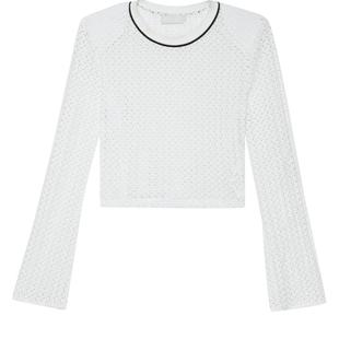 REVAN芮范设计师款肌理感微透视短单衣RN10801073