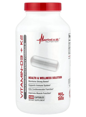 Metabolic Nutrition,维生素 D3 + K2