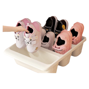 宝宝鞋盒省空间立式鞋架整理宿舍免安装鞋柜家用儿童鞋子收纳神器
