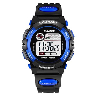 防水防摔儿童手表男童女童小学生电子手表小孩男孩多功能夜光闹钟