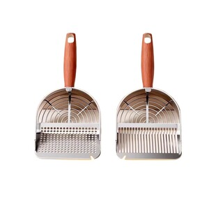 猫砂铲猫屎铲不锈钢铲子专用豆腐砂细孔猫咪金属大号矿砂铲屎神器