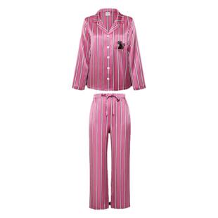 【福利合集】BEAST野兽派情侣男女同款22姆米条纹真丝睡衣