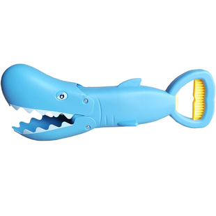 儿童冬夏季沙滩玩具大号夹子恐龙鳄鱼夹雪麻辣小手龙虾河马抓手