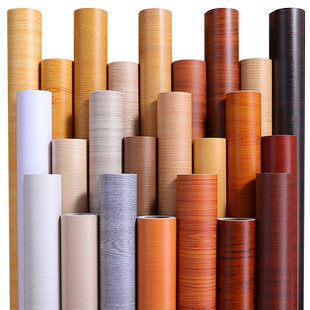 波音软片防水木纹贴纸自粘仿木墙纸桌面木门贴皮柜子家具翻新贴膜