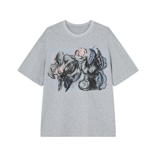 【春夏上新】JNBY/江南布衣25夏新品T恤直筒中袖圆领5P4112330