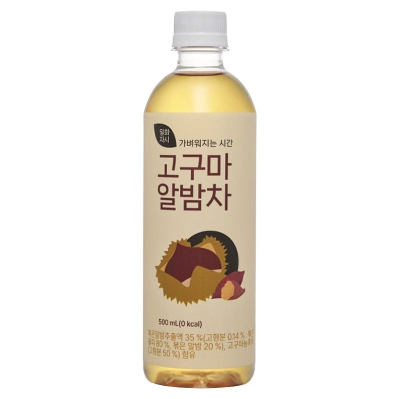 韩国进口花茶时南瓜红豆栗子地瓜瓶装谷物饮品