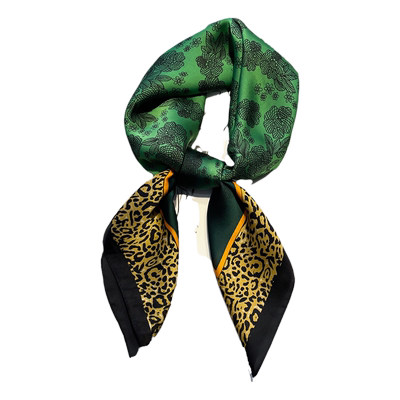 春秋夏季中国红小方巾丝巾