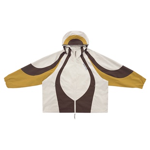 MIICHOUS米丘寺 云雾森林6.3 弧度分割撞色户外连帽夹克长裤