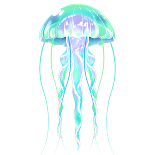 2026年新款网红中国风长尾巴水母风筝大人微风易飞儿童卡通新手