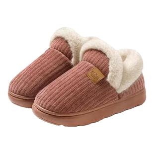 流氓兔棉拖鞋女秋冬季包跟家居室内防滑男2025新款保暖外穿棉鞋厚