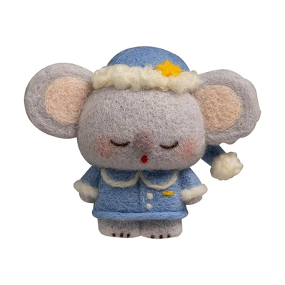 羊毛毡戳戳乐diy考拉材料包