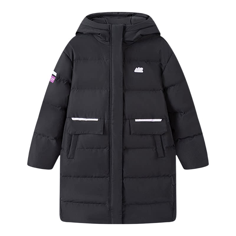 361度商场同款女童长羽绒服