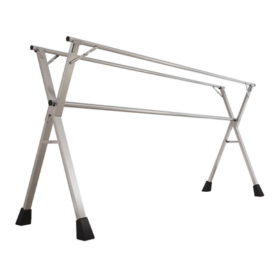 折叠落地晾衣架不锈钢晒被子神器
