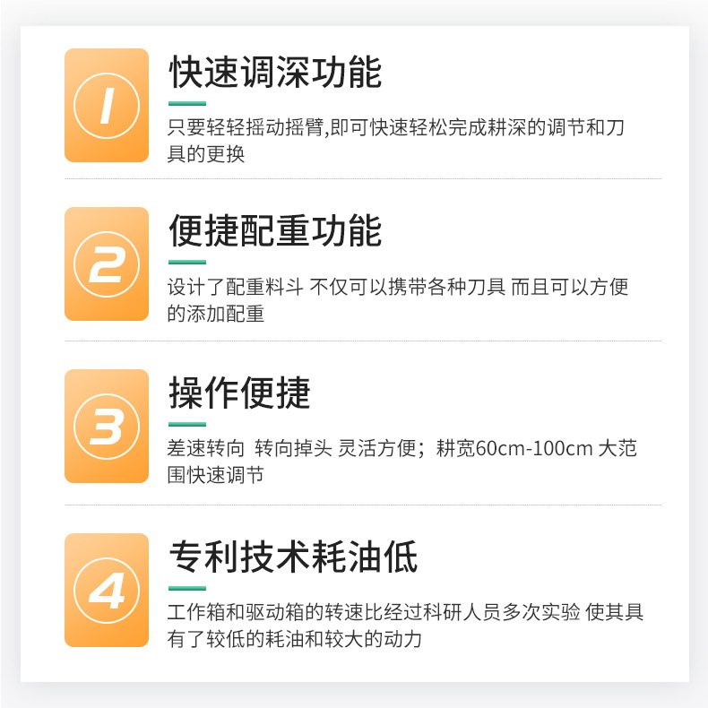 成峰农机四驱电启小型微耕机手扶旋耕机除草开沟施肥手扶微耕机