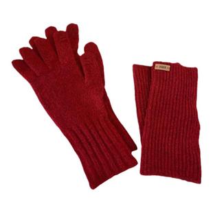 新年红色系围巾女生冬季生日礼物可爱百搭高级感保暖情侣围脖手套