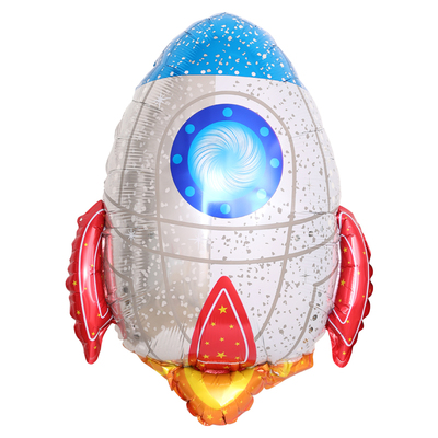 宇航员太空人火箭流浪铝膜气球