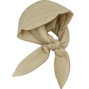 Lion～杯子蛋糕 自留柔软轻休闲感填充帽兜带帽围巾披肩假领男女