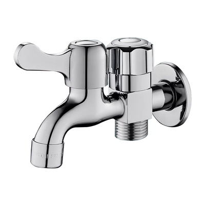 【纯铜】多功能两用双出水角阀