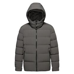 波司登鹅绒短款可脱卸帽羽绒服