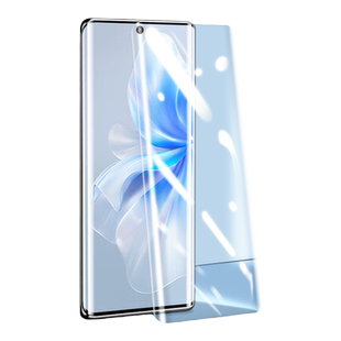适用vivos18钢化膜s18pro手机膜vivo全屏s18新款曲面s17防窥s17por全胶uv防摔vovos全包s17e保护vivi水凝贴膜