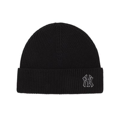 MLB情侣同款休闲运动针织帽冷帽