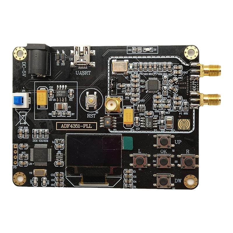 ADF4351板载STM32单片机锁相环模块 35M-4.4G射频信号源 扫频仪