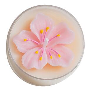 INS浪漫香薰迷你造型花蜡烛小茶蜡香氛围感桌面摆件伴手单品礼物