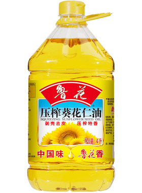 鲁花压榨葵花仁油4L食用油