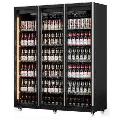 布优诺三门风冷网红酒水展示柜