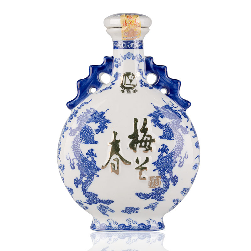 【正品】梅兰春芝麻香型白酒 20年陈酿 梅兰春鉴赏三型/扁龙/龙瓶