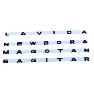 专用速腾SAGITAR宝来NEWBORA朗逸LAVIDA迈腾MAGOTAN改装字母贴标