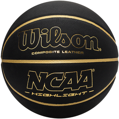 Wilson威尔胜篮球NCAA官方黑金7号PU室内外耐磨手感之王比赛专用
