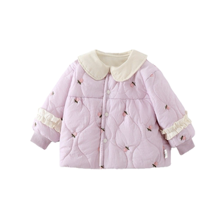 【2折专区】折扣店撤柜  女宝宝套装120g夹棉婴儿衣服冬加绒加厚