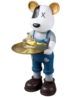 网红暴力熊搬家潮玩迎宾大摆件