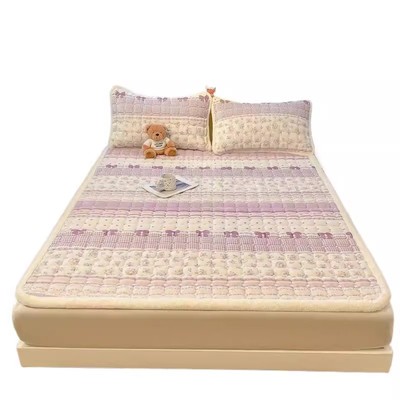 【A类母婴可用】加厚牛奶绒床盖