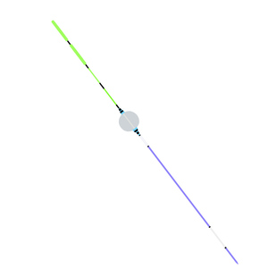 [芦苇荡专用漂]台州气泡漂手工传统钓立漂高灵敏鲫鱼椒江汽泡浮漂
