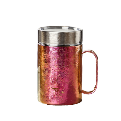 泰福高办公室纯钛保温杯