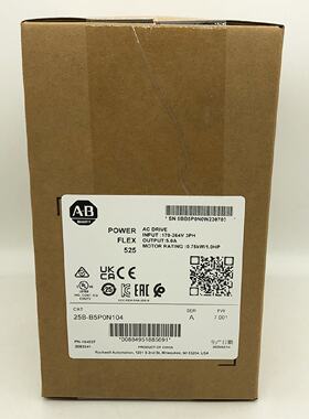 议价25B-B5P0N104罗克韦尔AB全新PowerFlex525变频器25BB5P0N104