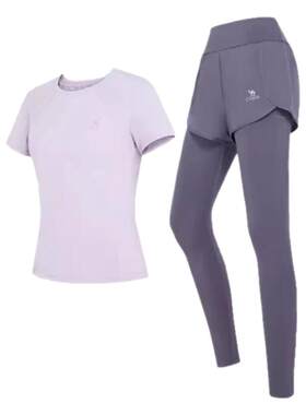 骆驼瑜伽服套装女跑步休闲两件套