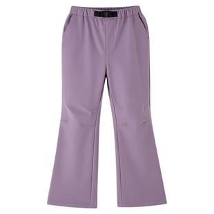 【加绒微喇】安奈儿童装女童裤子2025冬新款保暖防风厚款时尚长裤