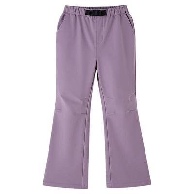 【加绒微喇】安奈儿童装女童裤子2025冬新款保暖防风厚款时尚长裤